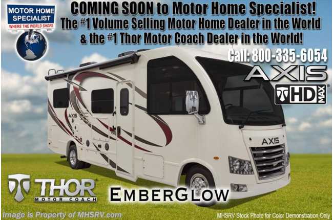 2018 Thor Motor Coach Axis 24.1 RUV for Sale @ MHSRV.com W/2 Beds &amp; IFS