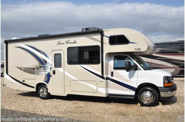 2018 Thor Motor Coach Four Winds 26B RV for Sale at MHSRV W/Chevy Chassis, 15K A/C