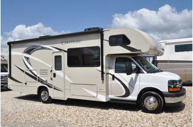 2018 Thor Motor Coach Chateau 26B RV for Sale at MHSRV W/Chevy Chassis, 15K A/C