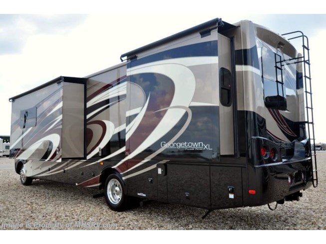 2018 Georgetown XL 378TS Luxury RV for Sale at MHSRV W/Ext TV & W/D by Forest River from Motor Home Specialist in Alvarado, Texas
