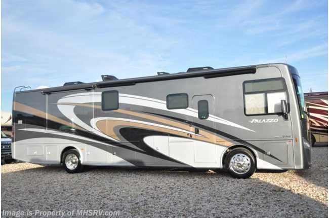 2018 Thor Motor Coach Palazzo 36.3 Bath &amp; 1/2 Diesel Pusher for Sale King Bed
