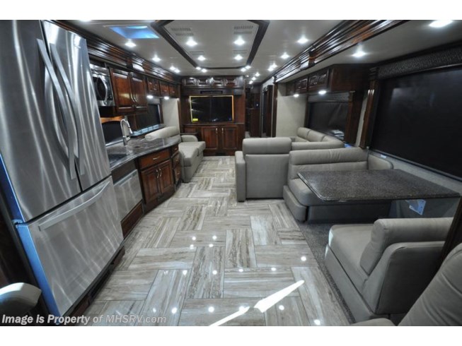 2018 Fleetwood Discovery LXE 40X RV for Sale @ MHSRV W/ Satellite, King, L-Sofa - New Diesel Pusher For Sale by Motor Home Specialist in Alvarado, Texas