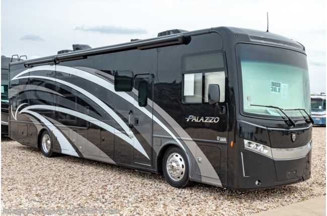 2019 Thor Motor Coach Palazzo 36.1 Bath &amp; 1/2 Diesel Pusher for Sale W/D, 340HP