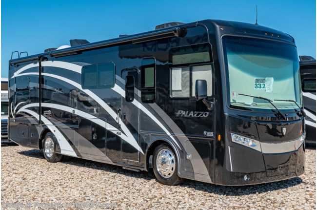 2019 Thor Motor Coach Palazzo 33.2 Diesel Pusher RV for Sale W/D &amp; OH Loft