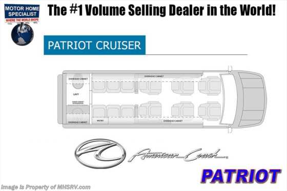 2018 American Coach Patriot Cruiser Sprinter Diesel for Sale at MHSRV Floorplan