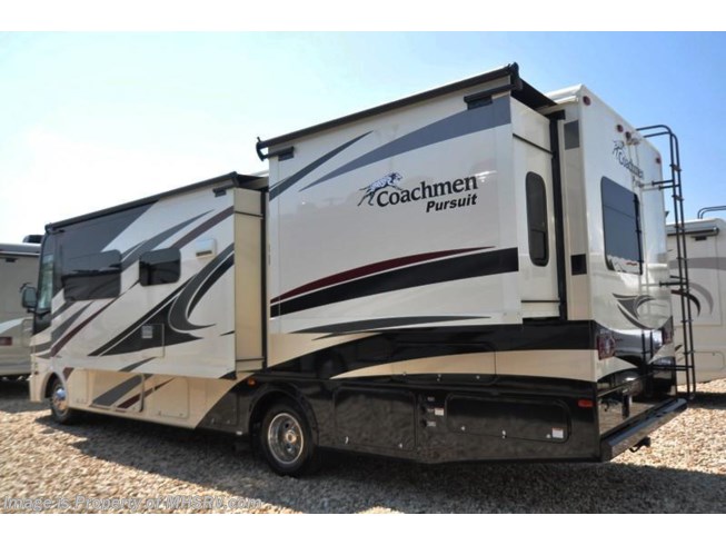 2018 Coachmen Pursuit 32WC W/2 A/Cs, Walk in Closet, 5.5KW Gen, King Bed - New Class A For Sale by Motor Home Specialist in Alvarado, Texas