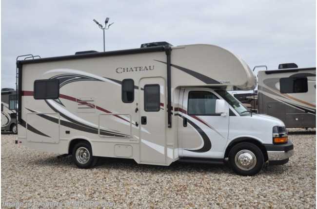 2018 Thor Motor Coach Chateau 22E W/HD-Max, Ext TV, 15K A/C, Back-Up Cam &amp; More