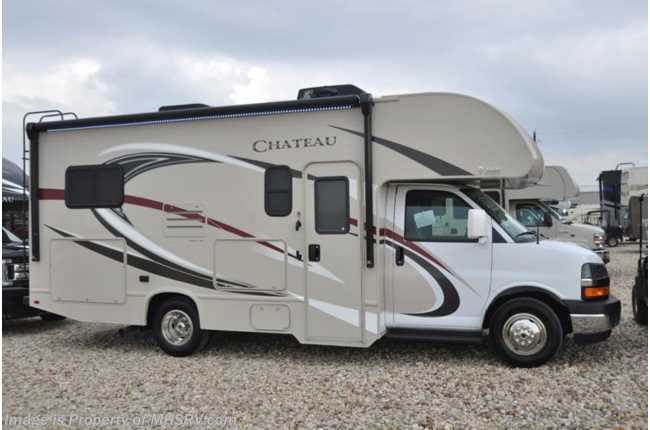 2018 Thor Motor Coach Chateau 22E W/HD-Max, Ext TV, 15K A/C, Back Up Cam &amp; More