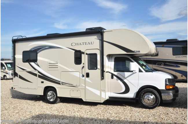 2018 Thor Motor Coach Chateau 22E HD-Max, Ext. TV, 15K A/C, Back-Up Cam &amp; More