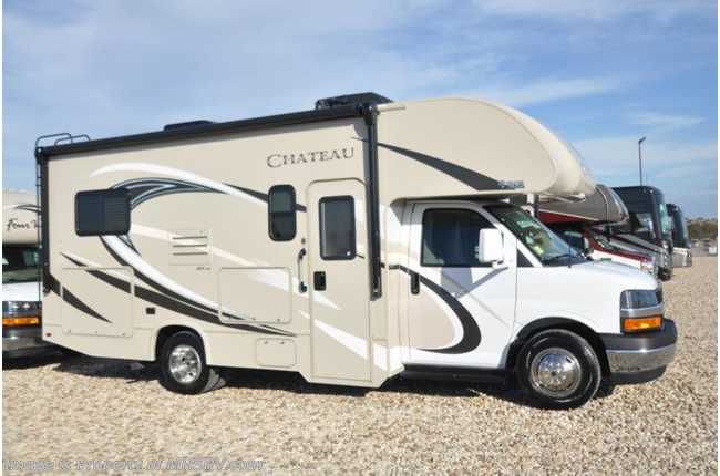 2018 Thor Motor Coach Chateau 22E HD Max, Ext TV, 15K A/C, Back-Up Cam &amp; More