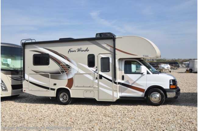 2018 Thor Motor Coach Four Winds 22E W/HD-Max, Ext TV, 15K A/C, Back Up Cam &amp; More