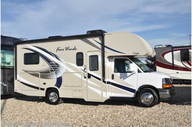 2018 Thor Motor Coach Four Winds 22E W/HD-Max, Ext. TV, 15K A/C, Back Up Cam &amp; More