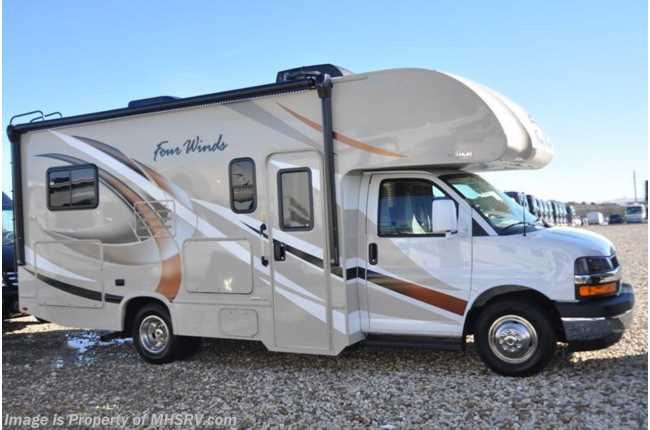 2018 Thor Motor Coach Four Winds 22E HD-Max, Ext TV, 15K A/C, Back Up Cam &amp; More
