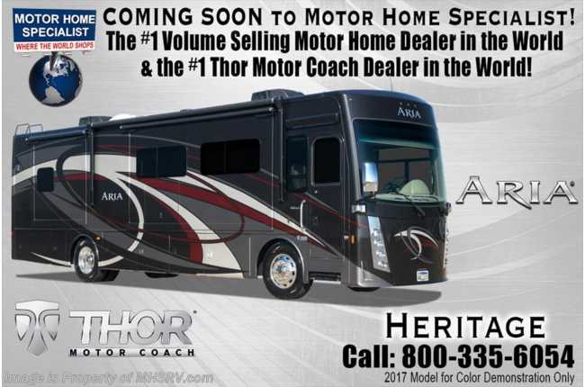 2018 Thor Motor Coach Aria 4000 Bunk Model 2 Full Baths Luxury RV W/King