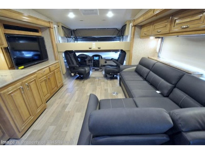 2018 Thor Motor Coach Outlaw 37GP Toy Hauler for Sale W/ 2 Patio Decks, 3 A/Cs - New Class A For Sale by Motor Home Specialist in Alvarado, Texas