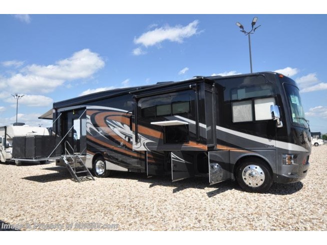 2018 Outlaw 37GP Toy Hauler for Sale W/ 2 Patio Decks, 3 A/Cs by Thor Motor Coach from Motor Home Specialist in Alvarado, Texas