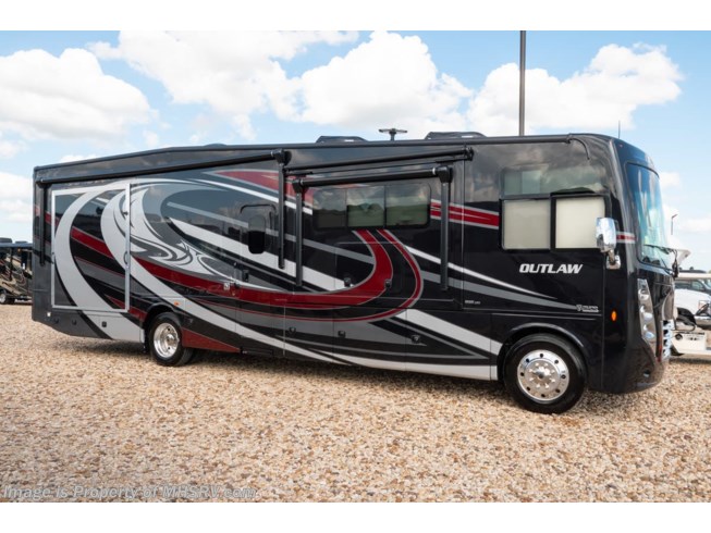 New 2019 Thor Motor Coach Outlaw 37GP Toy Hauler for Sale @ MHSRV W/2 Patio Decks available in Alvarado, Texas