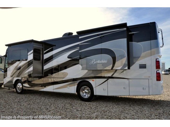 2018 Berkshire 34QS W/Fireplace, Sat, 360HP, Stack W/D by Forest River from Motor Home Specialist in Alvarado, Texas