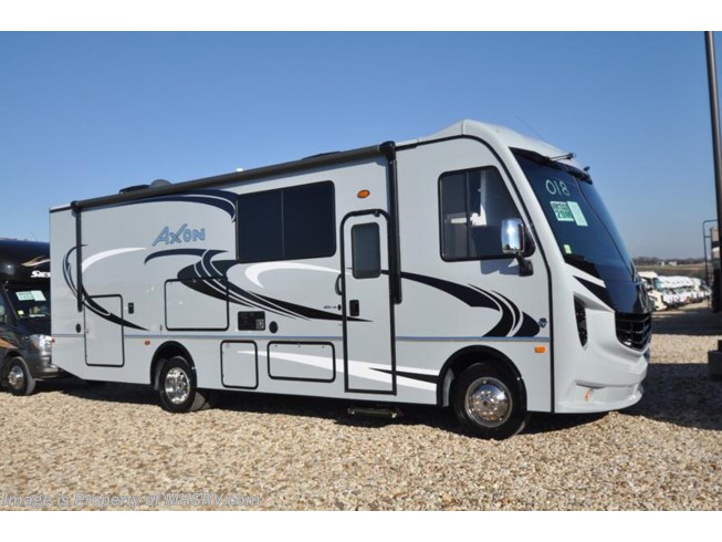 New 2018 Fleetwood Axon 29M W/ King Bed, Sat, Hydraulic Leveling & 2 A/Cs available in Alvarado, Texas