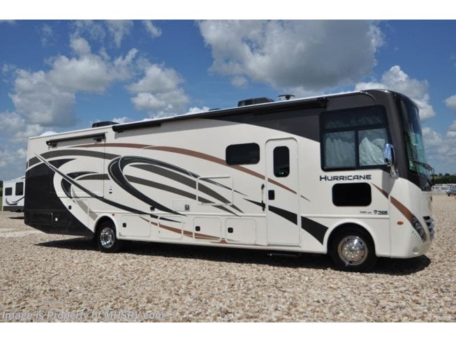 New 2019 Thor Motor Coach Hurricane 35M Bath & 1/2 RV for Sale W/ King, Ext TV available in Alvarado, Texas