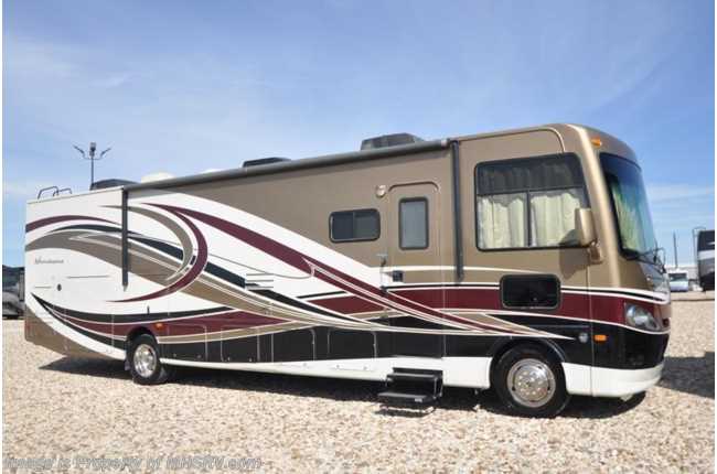 2013 Thor Motor Coach Hurricane 34F outside kitchen with full wall slide