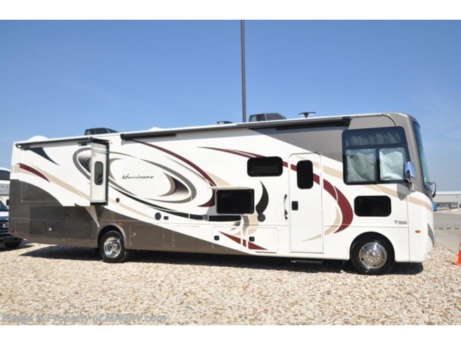 New 2018 Thor Motor Coach Hurricane 35M Bath & 1/2 RV for Sale @ MHSRV.com W/ King Bed available in Alvarado, Texas