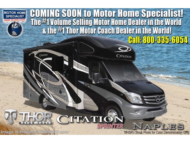 New 2019 Thor Motor Coach Chateau Citation Sprinter 24ST RV W/Summit Pkg, Dsl Gen & Stabilizers available in Alvarado, Texas