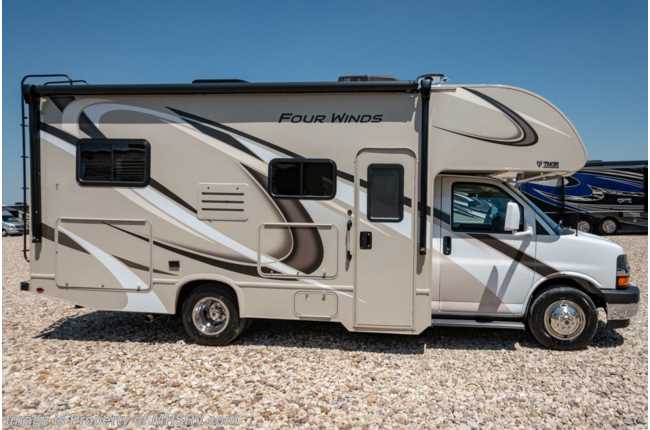 2019 Thor Motor Coach Four Winds 22E RV for Sale W/ Stabilizers, 15K A/C, Ext TV