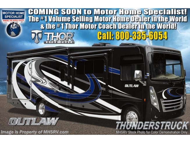 New 2019 Thor Motor Coach Outlaw 37GP Toy Hauler W/ 2 Patio Decks, 3 A/Cs available in Alvarado, Texas