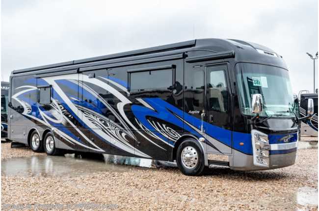 2019 Entegra Coach Aspire 44B Bath &amp; 1/2 Luxury RV W/ Solar, King &amp; Aqua Hot