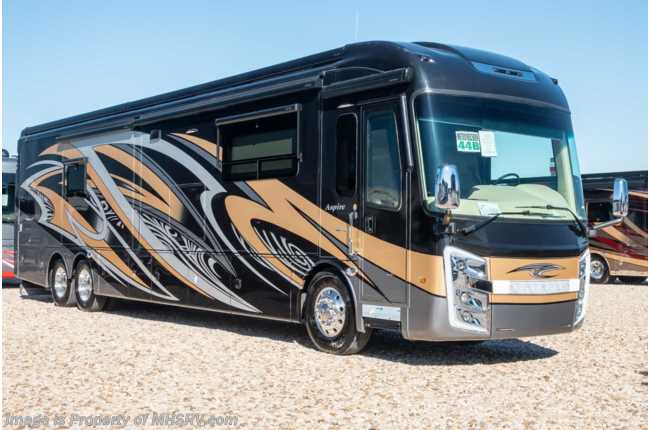 2019 Entegra Coach Aspire 44B Bath &amp; 1/2 Luxury RV W/King, Aqua Hot, Solar