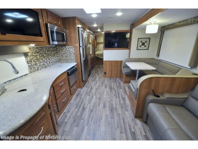 2018 Coachmen Mirada 35KB W/ Ext TV & Kitchen, King, Res Fridge - Used Class A For Sale by Motor Home Specialist in Alvarado, Texas