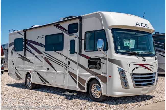 2019 Thor Motor Coach A.C.E. 30.4 Pet Friendly RV W/5.5KW Gen, 2 A/C, Ext TV, Loft Bed
