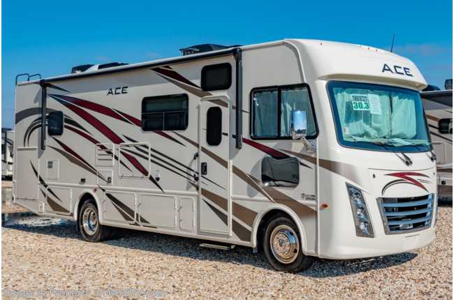 2019 Thor Motor Coach A.C.E. 30.3 W/5.5KW Gen, 2 A/C, Ext TV, Loft Bed