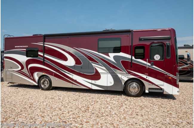 2019 Sportscoach Sportscoach SRS 364TS W/3 Slides, 46&quot; &amp; 40&quot; TVs, Res. Fridge, King Bed &amp; More!