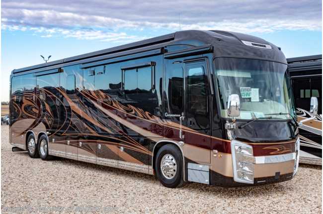 2019 Entegra Coach Cornerstone 45W Bath &amp; 1/2 Luxury Diesel RV W/ Theater Seats