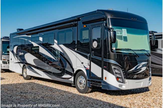 2019 Forest River Berkshire 38A Bath &amp; 1/2 Bunk Model W/ Theater Seats