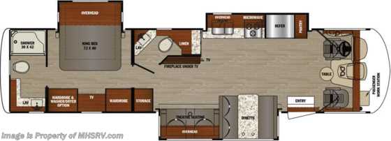 2019 Forest River Georgetown 5 Series GT5 34H5 Bath & 1/2 Class A W/ Theater Seats & OH Loft Floorplan