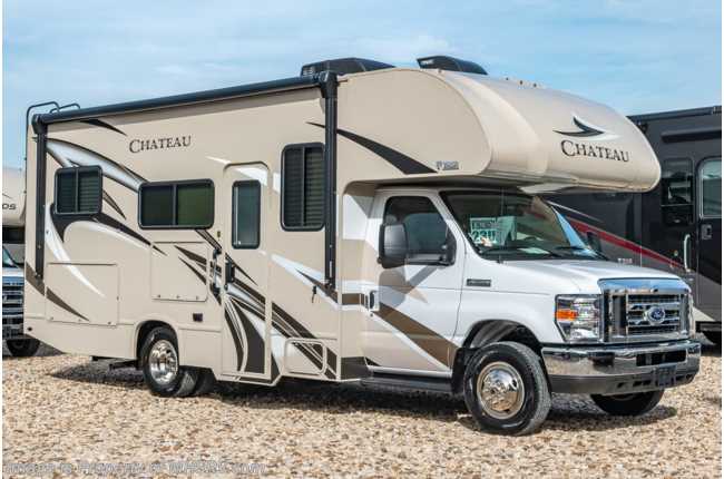 2020 Thor Motor Coach Chateau 23U RV for Sale W/ Ext TV, 15K A/C, Stabilizers