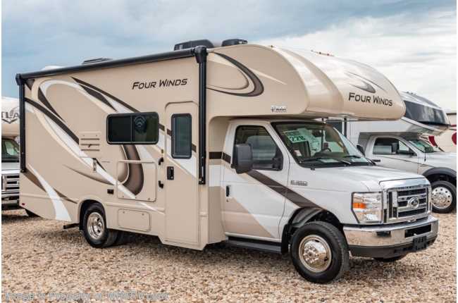 2020 Thor Motor Coach Four Winds 22B RV for Sale W/ Stabilizers, Ext TV, 15K A/C