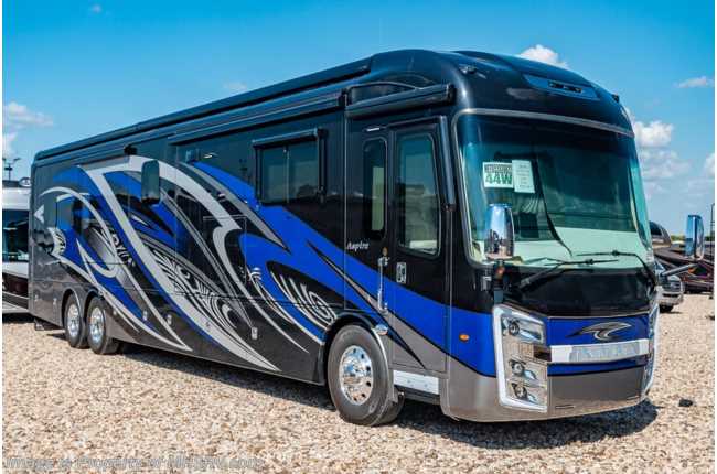 2020 Entegra Coach Aspire 44W Bath &amp; 1/2 Luxury Diesel Pusher W/ Theater Seats, WiFi &amp; Solar