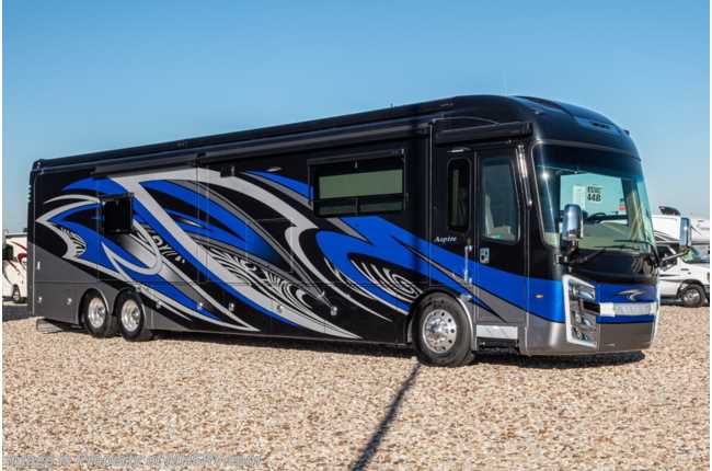 2020 Entegra Coach Aspire 44B Bath &amp; 1/2 Luxury Diesel Pusher W/ WiFi, Solar &amp; 450HP