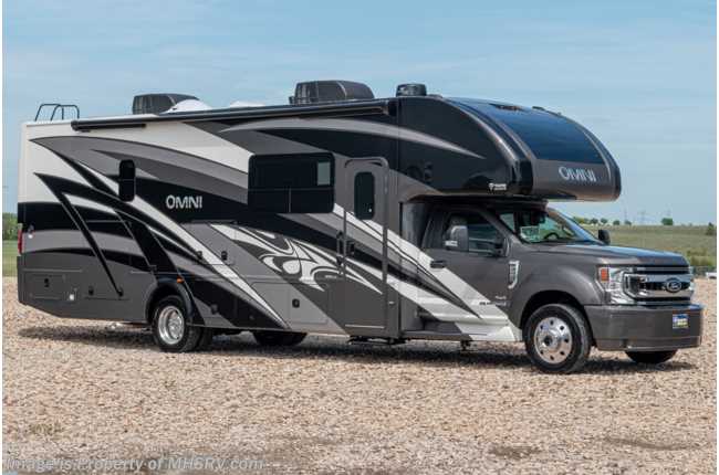 2021 Thor Motor Coach Omni SV34 4x4 Diesel Super C RV W/ 330HP & Theater Seats
