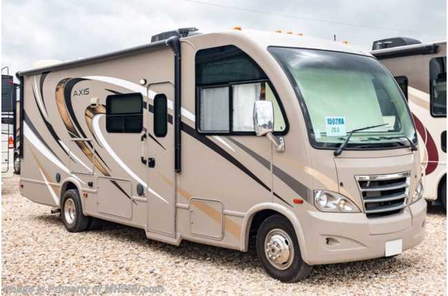 2016 Thor Motor Coach Axis 25.3 Class A Gas RV for Sale W/ OH Loft, Ext TV