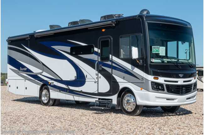 2020 Fleetwood Bounder 33C Class A RV W/Collision Avoidance, Theater Seats