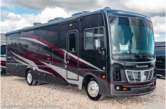 2020 Holiday Rambler Vacationer 33C W/ King, Theater Seating, Loft, Pwr Cord Reel