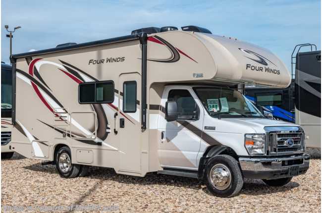 2020 Thor Motor Coach Four Winds 24F W/15K A/C, Convection, Side Cams &amp; Ext TV