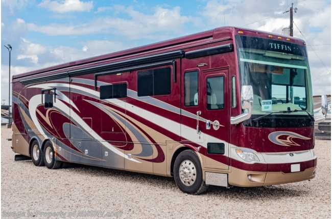 2018 Tiffin Allegro Bus 45 OPP Bath &amp; 1/2 Diesel Pusher RV for Sale W/ 450HP, Theater Seats