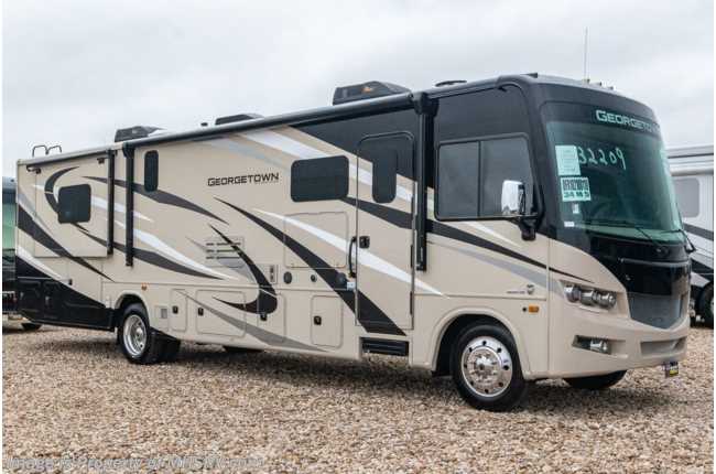 2020 Forest River Georgetown GT5 34M5 Class A RV for Sale W/ Theater Seats, King, W/D &amp; OH Loft