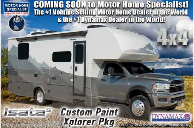 2021 Dynamax Corp Isata 5 Series 30FW 4x4 Diesel Super C RV for Sale W/ Theater Seats, 2 Stage Air Suspension, Xplorer Package